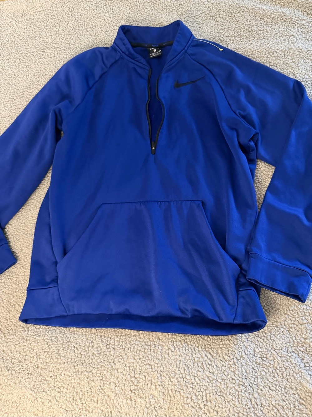 Nike Men’s Bright Blue Half-Zip Sweatshirt